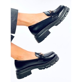 Mocasines Kyress negro suela alta - Inello 4