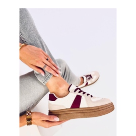 Deportivas de mujer Melba Vino - Inello beige 2