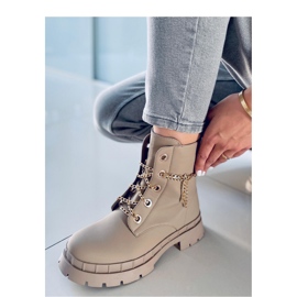 Lohan Botines con cordones Albaricoque - Inello beige 3