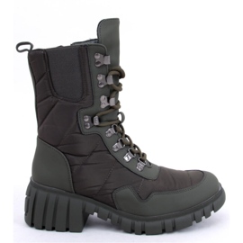 Botines de nailon verde joya - Inello 4