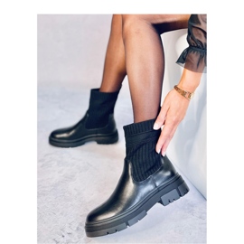 Botines con parte superior elástica Demus Negro - Inello 4
