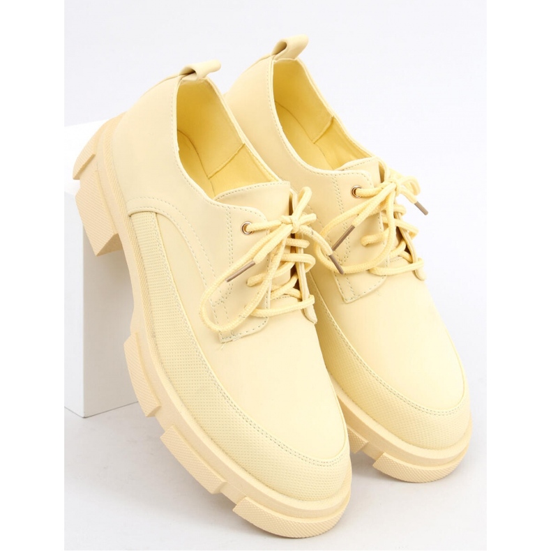 Mocasines Unna amarillos suela alta - Inello 1