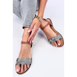 Sandalias planas Tavani Tarnish - Inello gris 3