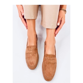 Mocasines mujer kaki marrón 3