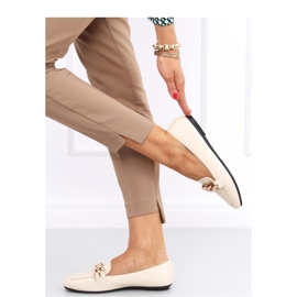 Mocasines de mujer beige 3