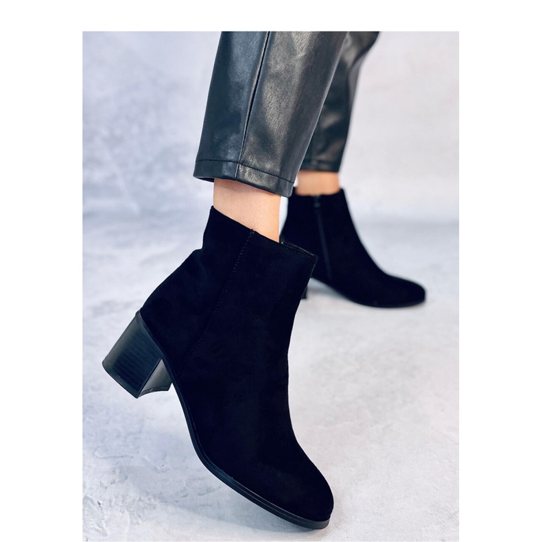 Botines clásicos de tacón Annie Negro - Inello 2