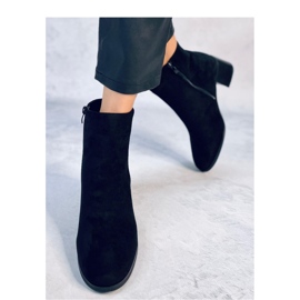 Botines clásicos de tacón Annie Negro - Inello 3