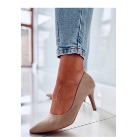 Tacones clásicos de mujer Eurielle Khaki - Inello beige 4