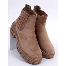 Botas Chelsea de mujer Leigh Caqui - Inello beige 1