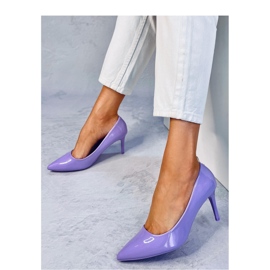 Charlotte Salón stiletto de charol morado - Inello violeta 4