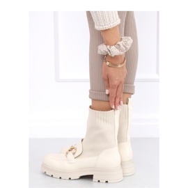 Botines calcetín tono beige - Inello 3