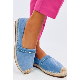 Alpargatas de mujer azules 1