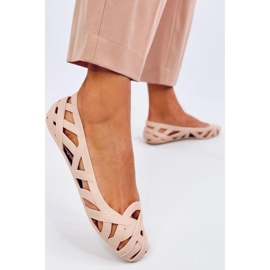 Bailarinas Meliski caladas Chassa Desnuda - Inello beige 3