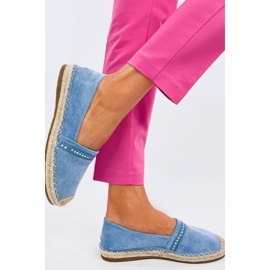 Alpargatas de mujer azules 3
