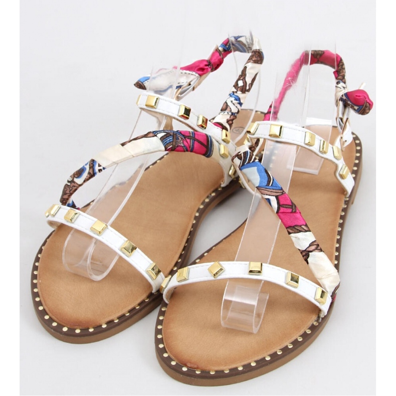 Sandalias planas mujer blancas blanco 1 Sandalias planas mujer blancas blanco 1