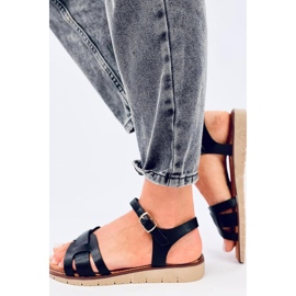 Sandalias negras de mujer. negro 3