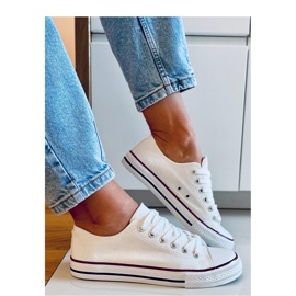 Zapatillas clásicas blancas de mujer blanco 1