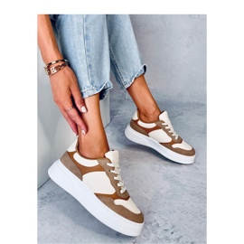 Zapatillas de mujer caqui marrón 3