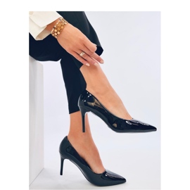 Salón stilettos charol Charlotte Negro - Inello 4