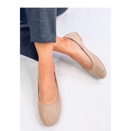 Bailarinas clásicas de ante Caqui beige 2