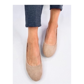 Bailarinas clásicas de ante Caqui beige 3