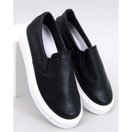 Zapatillas slip-on caladas negras negro 1