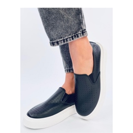 Zapatillas slip-on caladas negras negro 2