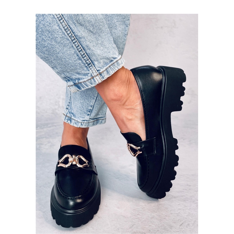 Mocasines hebilla Zandra negro - Inello 2