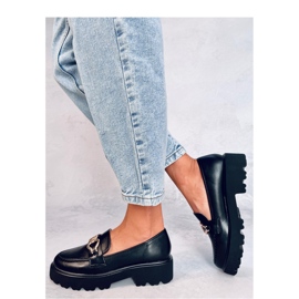 Mocasines hebilla Zandra negro - Inello 4