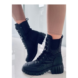 Botines joya de nailon negro - Inello 2