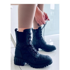 Botines joya de nailon negro - Inello 3