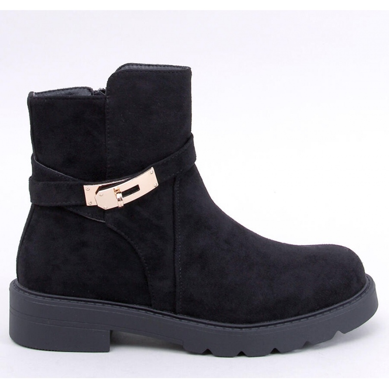 Drapers Botín plano ante negro - Inello 1