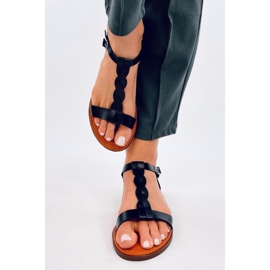 Sandalias planas mujer Negro 3
