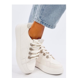 Sadri Deportivas beige con cordones gruesos - Inello 4