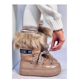 Botas de nieve Kendals pelo caqui - Inello marrón 2