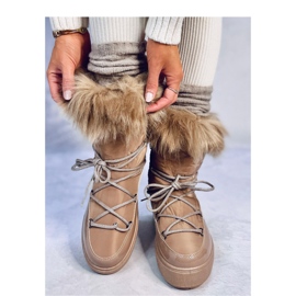 Botas de nieve Kendals pelo caqui - Inello marrón 3