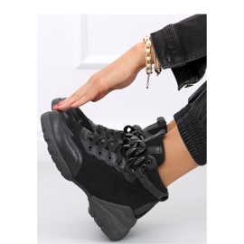 Deportivas Peri negras con cadena desmontable - Inello negro 3