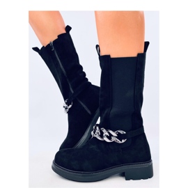Bota Chelsea Wiley negra de caña larga - Inello negro 2 Bota Chelsea Wiley negra de caña larga - Inello negro 2
