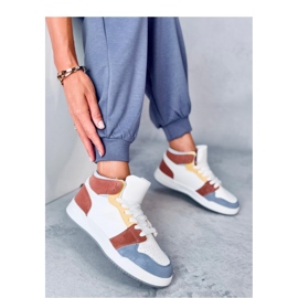 Zapatillas deportivas altas de mujer. blanco 1