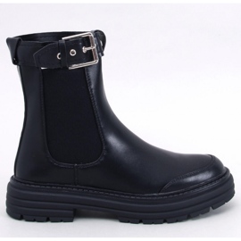 Botas Chelsea de mujer Stoke Negro Pu - Inello 1