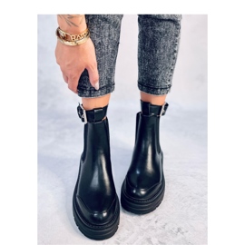 Botas Chelsea de mujer Stoke Negro Pu - Inello 3