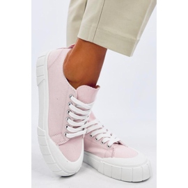 Zapatillas rosas de mujer. rosado 1