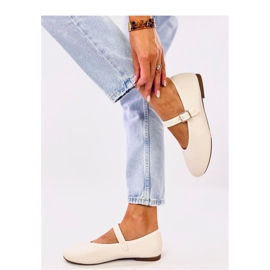 Bailarinas tiras beige 1
