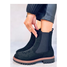 Botas Chelsea Fuqua de ante negro - Inello 2