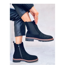 Botas Chelsea Fuqua de ante negro - Inello 4