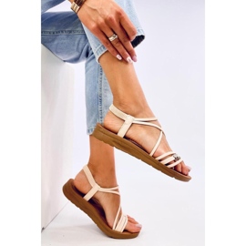 Sandalias de mujer Rostani Beige - Inello 2