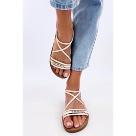 Sandalias de mujer Rostani Beige - Inello 3