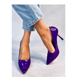 Stilettos de charol de mujer Anika Morado - Inello violeta 2