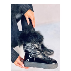 Kendals Botas de nieve de pelo negro - Inello 4