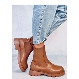 Botas Chelsea altas de mujer Setze Tan - Inello marrón 1 Botas Chelsea altas de mujer Setze Tan - Inello marrón 1